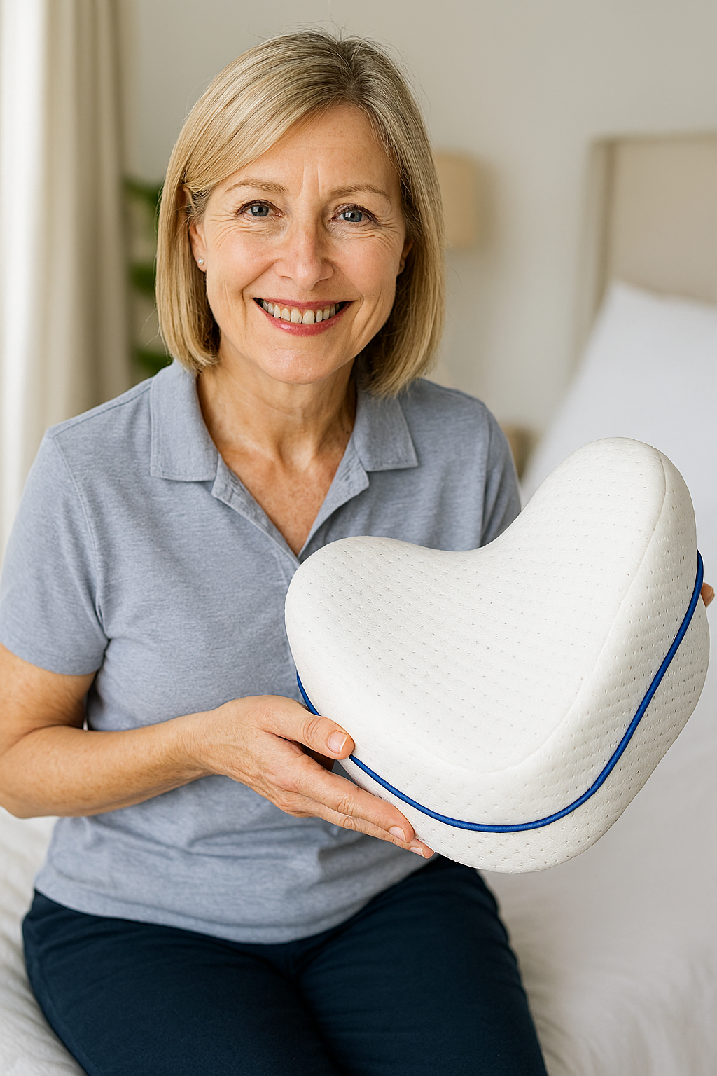 Knee Pillow- For Side Sleepers & Pain Relief