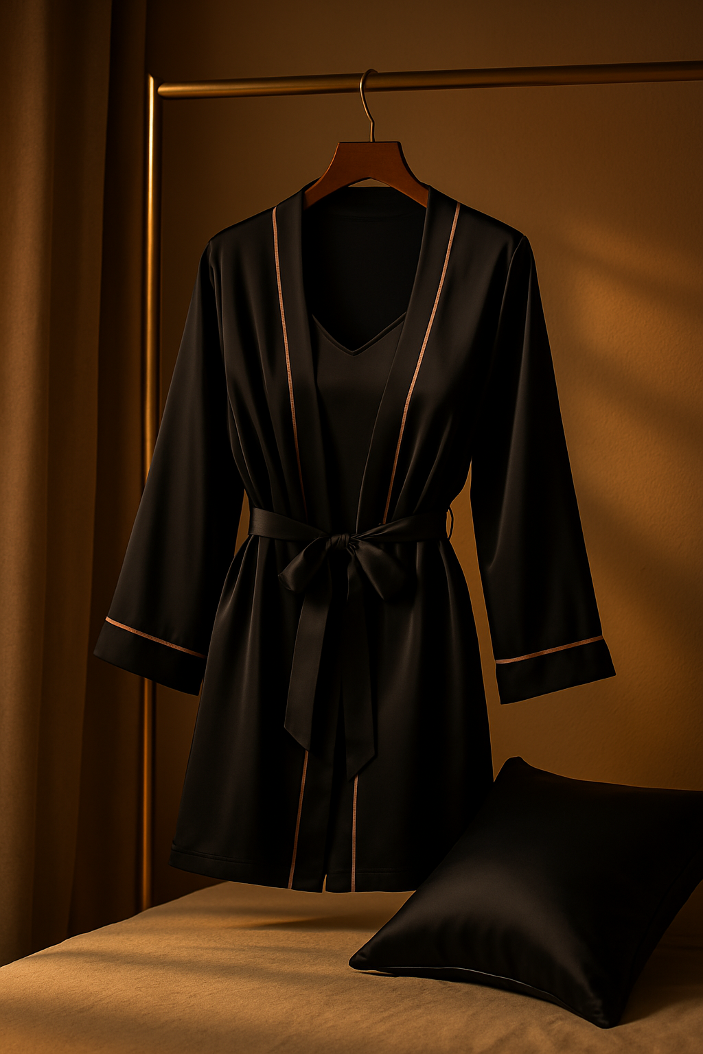 Satin Pyjama Set – Sleep Elegantly, Every Night