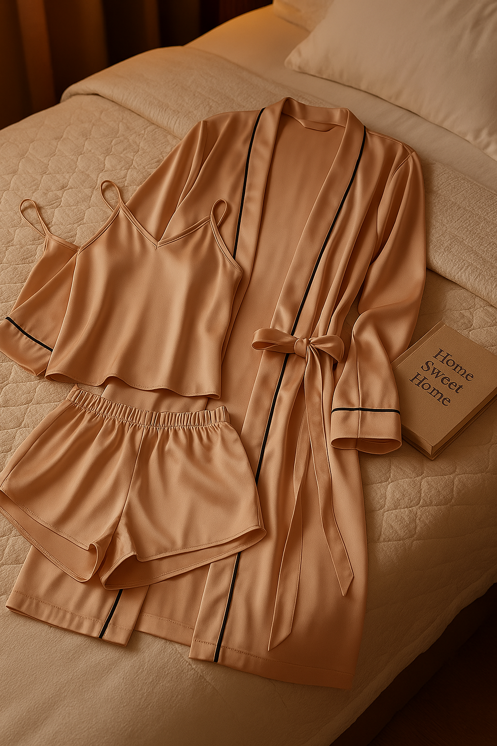 Satin Pyjama Set – Sleep Elegantly, Every Night