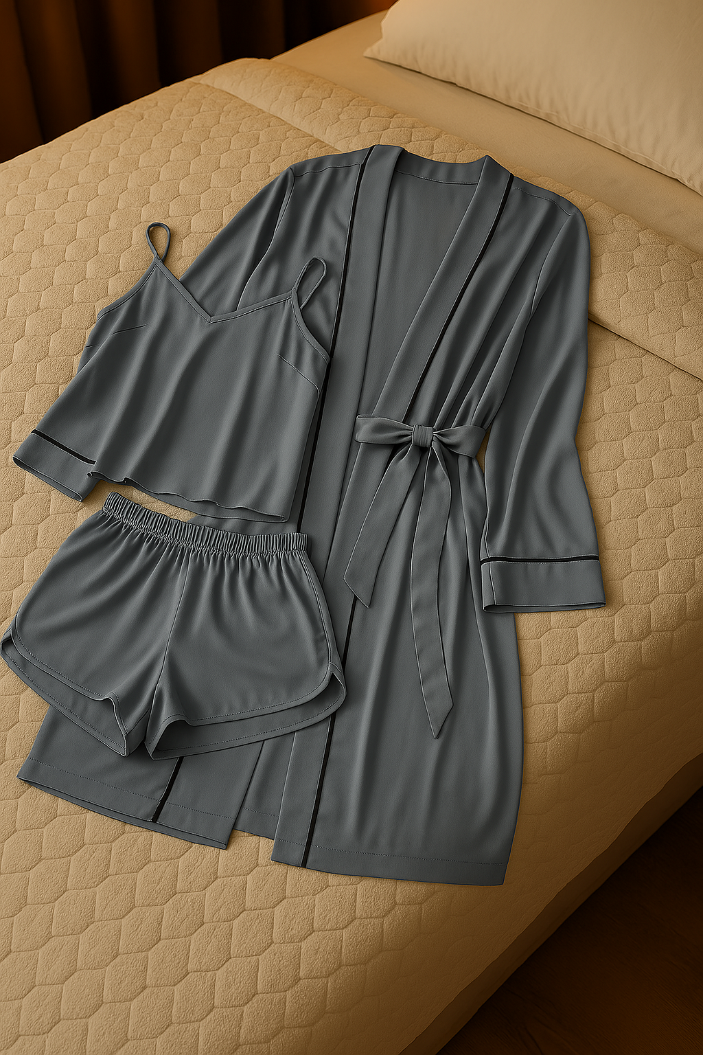 Satin Pyjama Set – Sleep Elegantly, Every Night