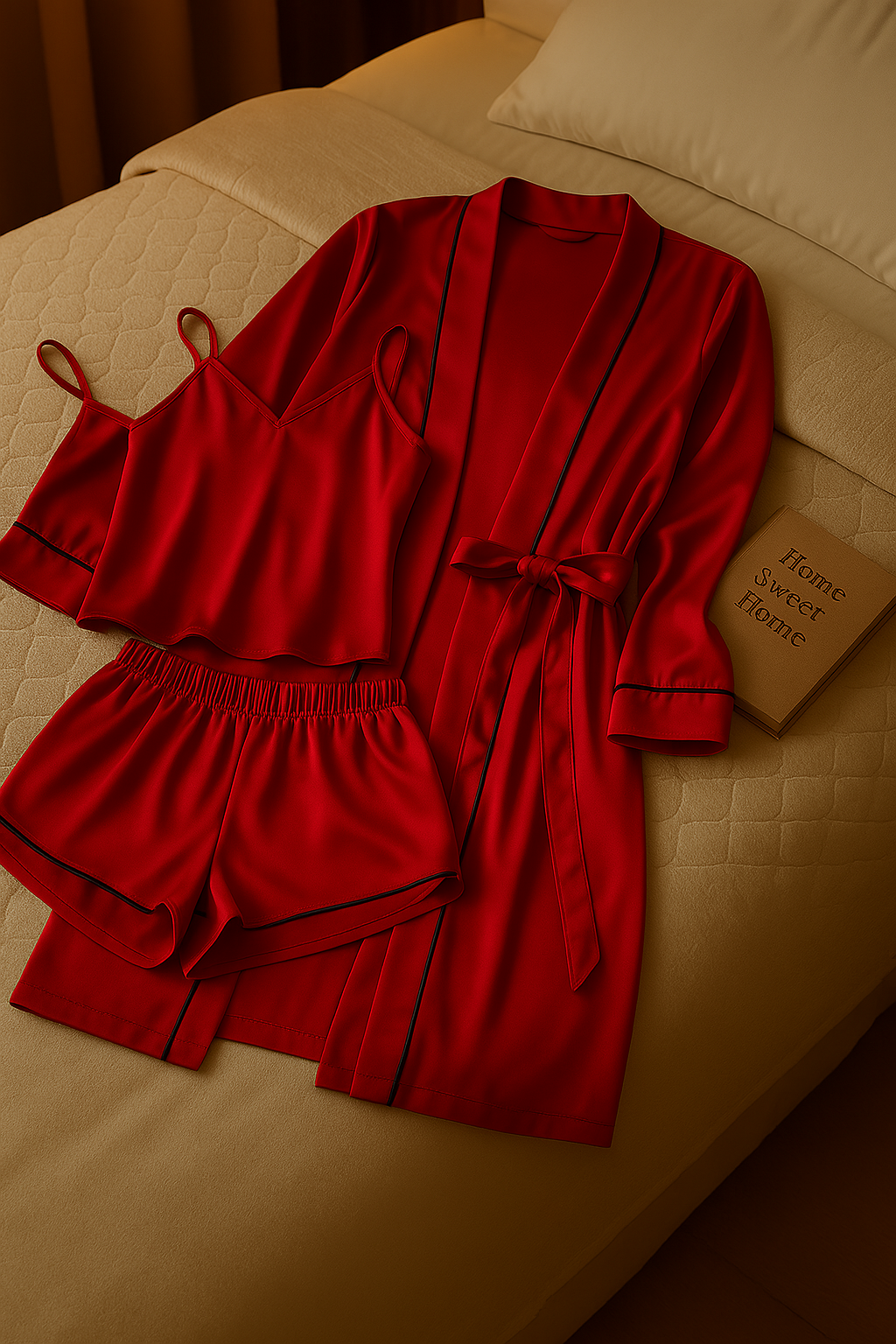 Satin Pyjama Set – Sleep Elegantly, Every Night