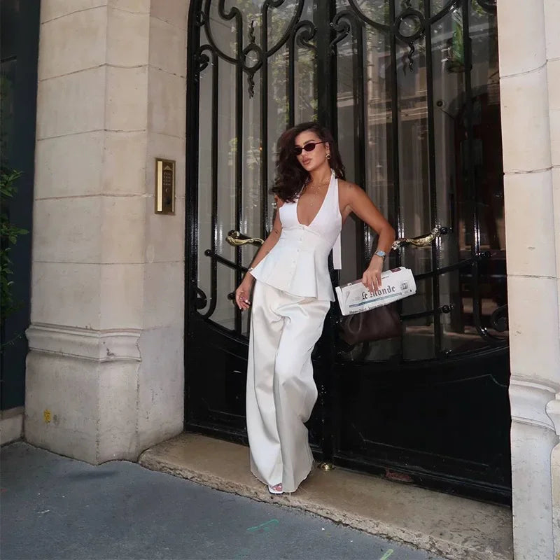 Leni White Waistcoat