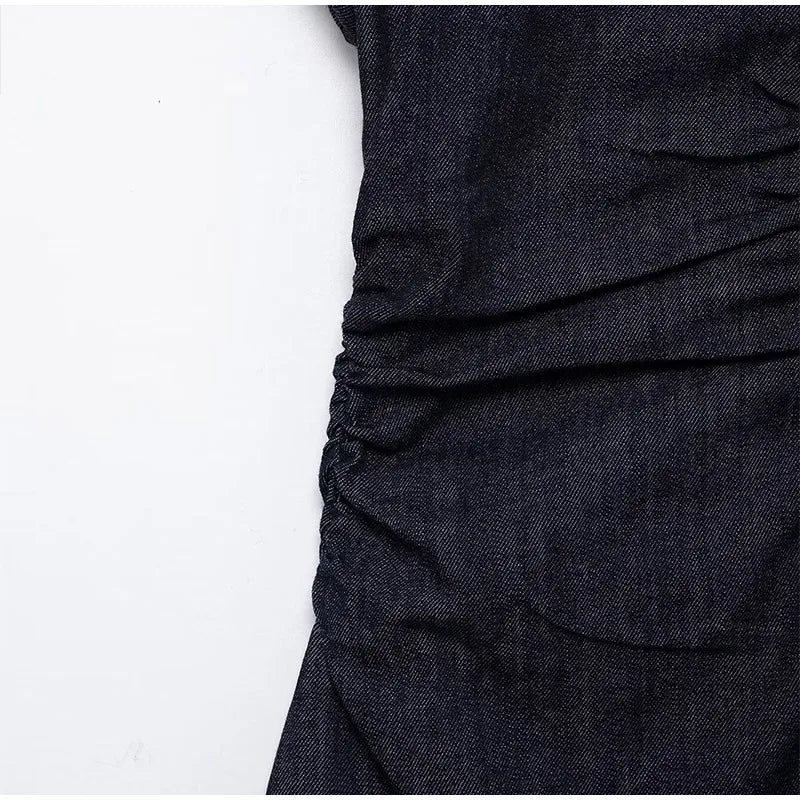 Lunara Sculpt Denim Dress
