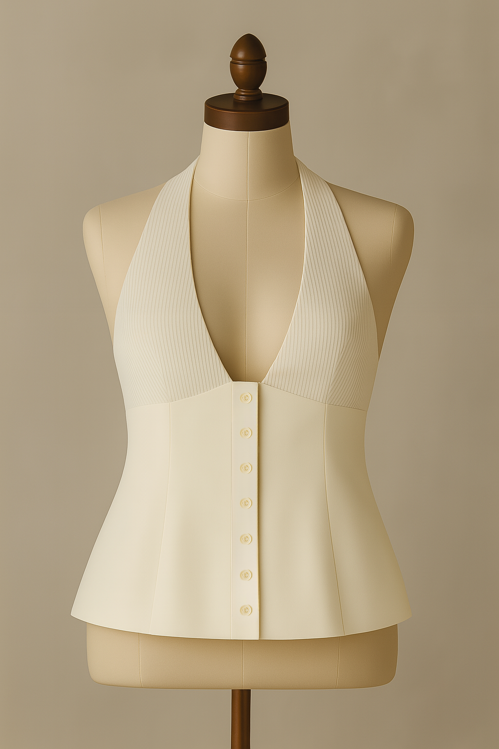 Leni White Waistcoat