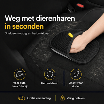 Huisdierhandschoen — Voor bank, kleding & auto